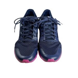 Puma Navy White Pink Women's 8.5 Mesh Soft Foam‎ Comfort Insert Running Shoes